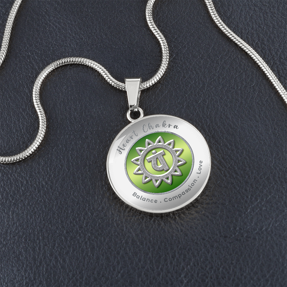 Heart Chakra - Love Compassion Balance - Affirmation Necklace - More Than CharmsMore Than Charms