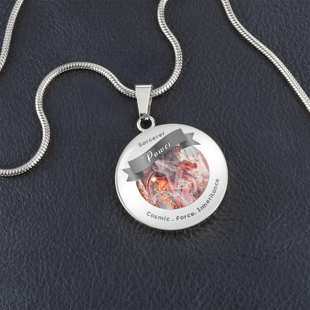 Sorcerer 2 - RPG Fantasy Affirmation Necklace - More Than CharmsMore Than Charms