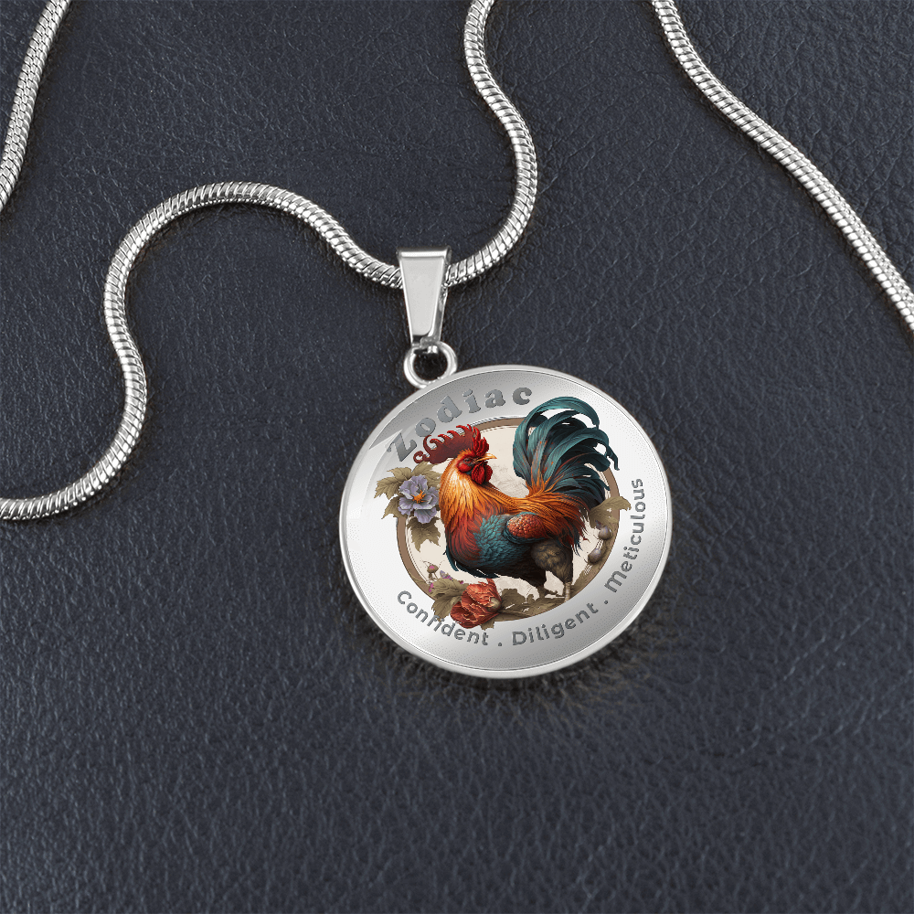 Rooster- Chinese Zodiac - Affirmation Necklace - More Than CharmsMore Than Charms