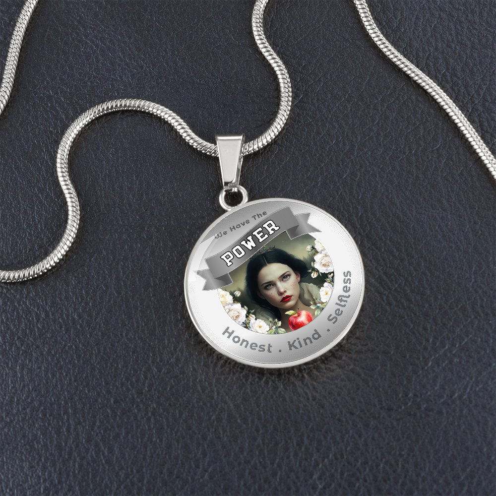 White As Snow - Affirmation Necklace - More Than CharmsMore Than Charms