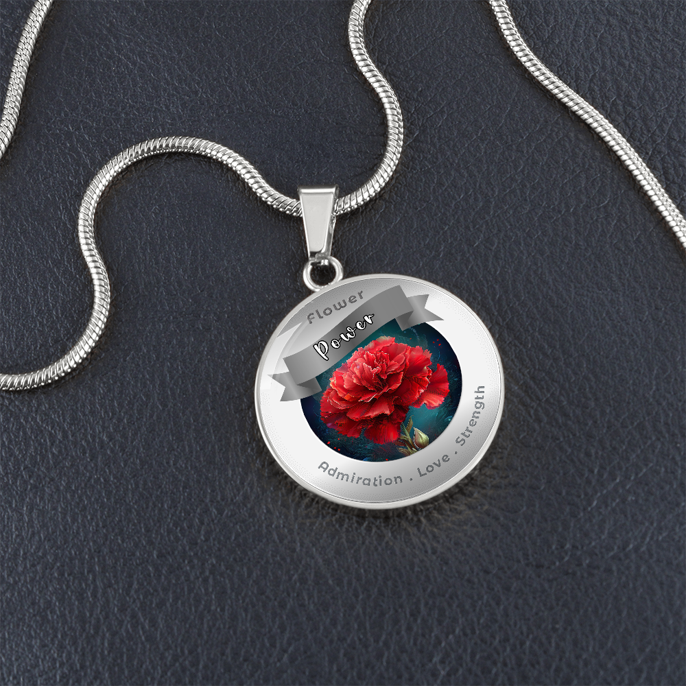 Carnation - Affirmation Necklace - More Than CharmsMore Than Charms
