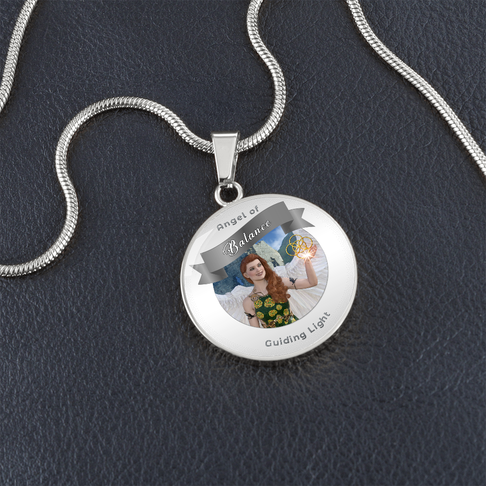 Balance - Guardian Angel Affirmation Necklace - More Than CharmsMore Than Charms