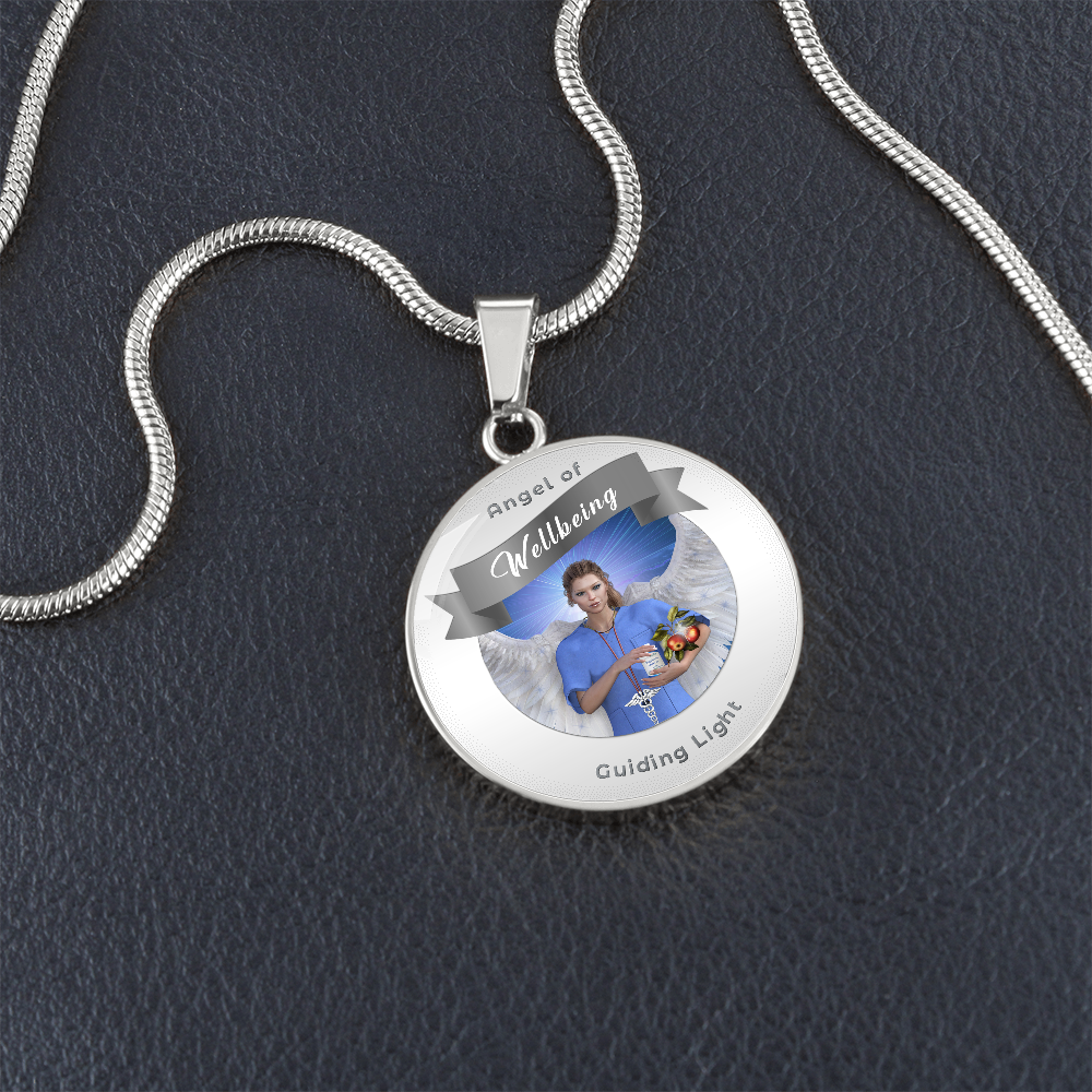 Wellbeing - Guardian Angel Affirmation Necklace - More Than CharmsMore Than Charms