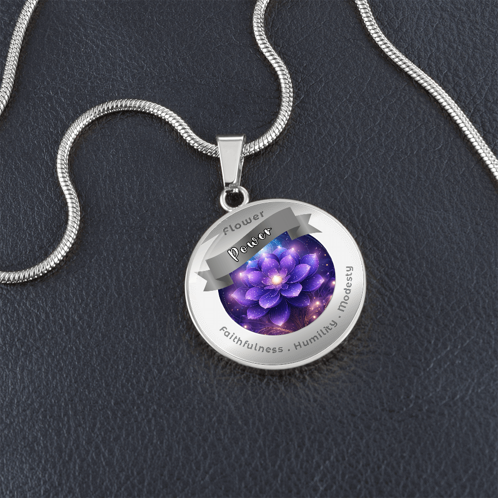 Violet - Affirmation Necklace - More Than CharmsMore Than Charms
