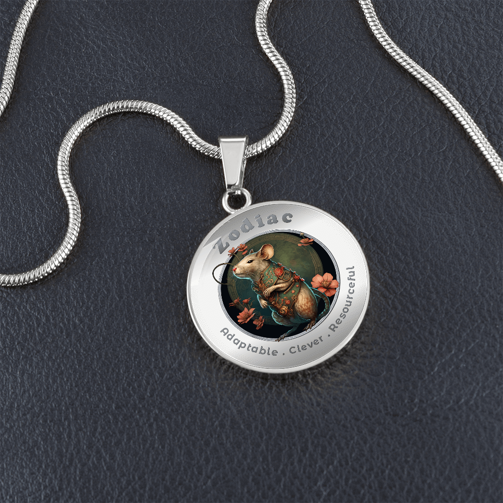 Rat - Chinese Zodiac - Affirmation Necklace - More Than CharmsMore Than Charms