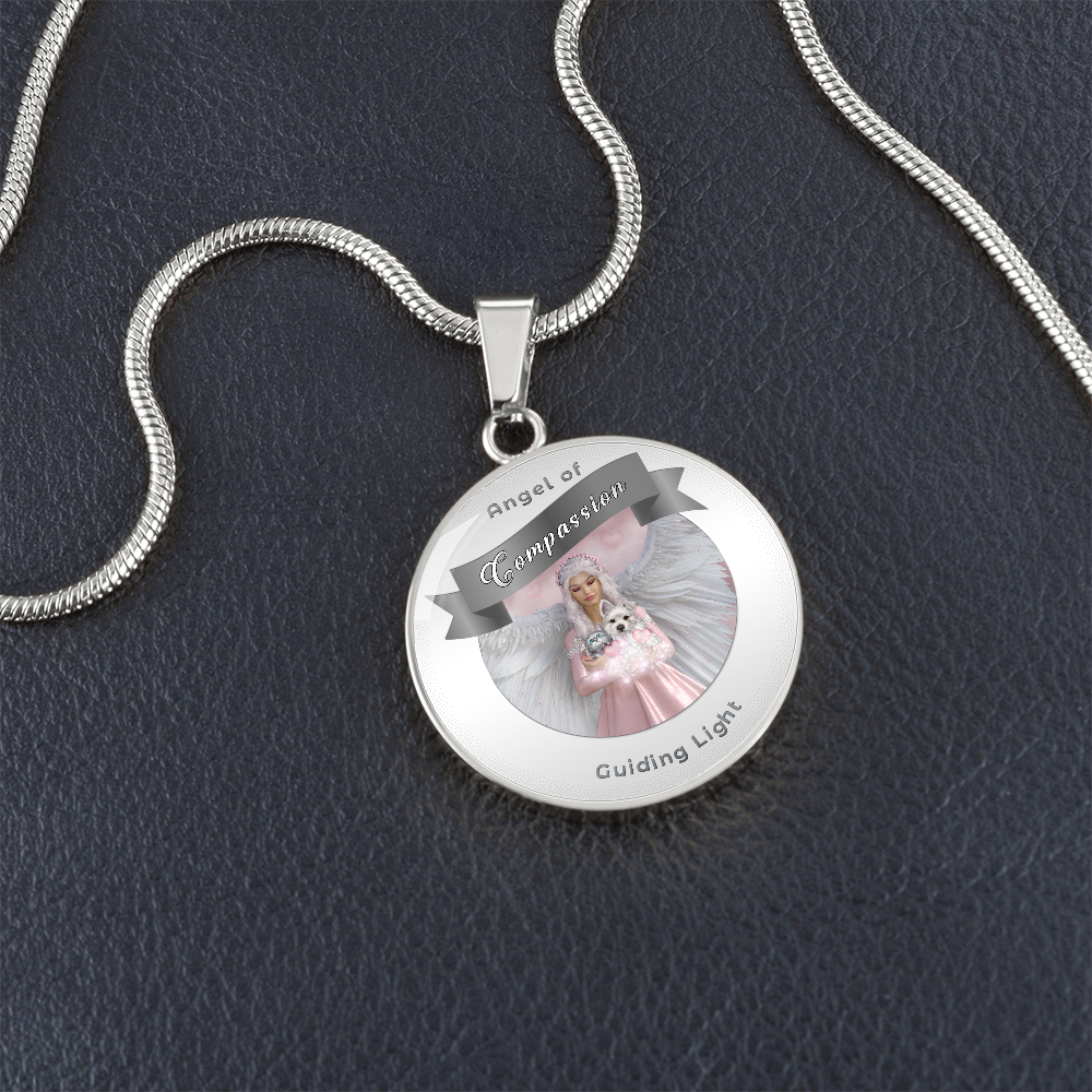 Compassion - Guardian Angel Affirmation Necklace - More Than CharmsMore Than Charms