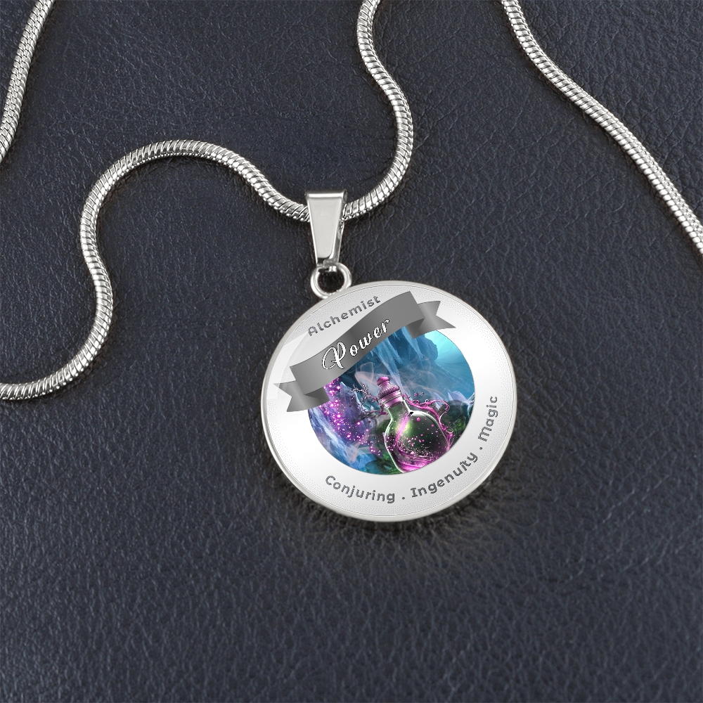 Alchemist 2 - RPG Fantasy Affirmation Necklace - More Than CharmsMore Than Charms