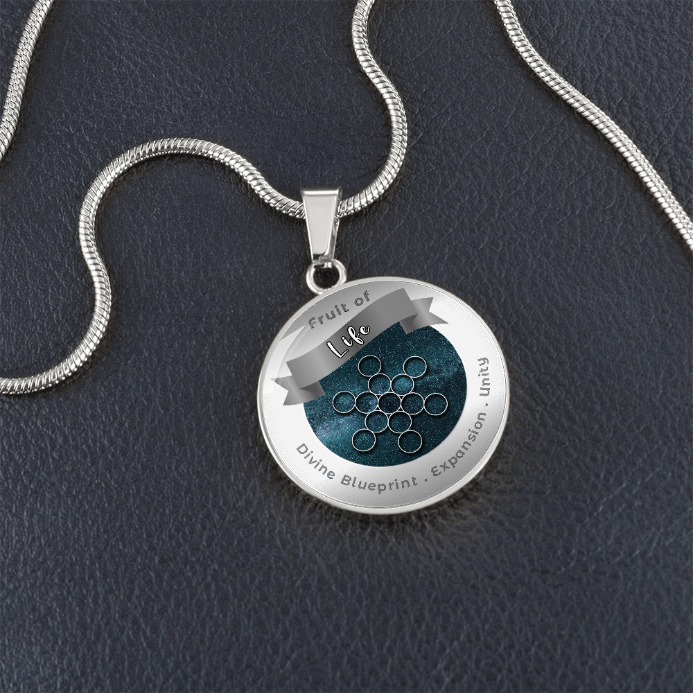 Fruit of Life - Expansion Unity Divine Blueprint - Affirmation Necklace - More Than CharmsMore Than Charms