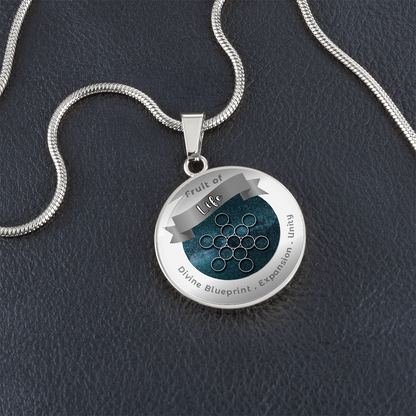 Fruit of Life - Expansion Unity Divine Blueprint - Affirmation Necklace - More Than CharmsMore Than Charms