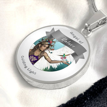 Nature - Guardian Angel Affirmation Necklace - More Than CharmsMore Than Charms