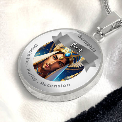 Seraphis Bay - Affirmation Necklace For Discipline, Purity & Ascension - More Than CharmsMore Than Charms