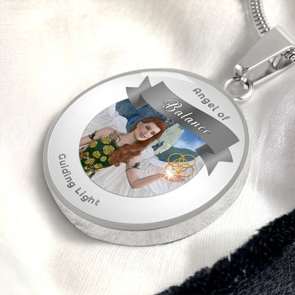 Balance - Guardian Angel Affirmation Necklace - More Than CharmsMore Than Charms