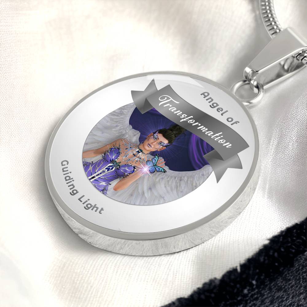 Transformation - Guardian Angel Affirmation Necklace - More Than CharmsMore Than Charms