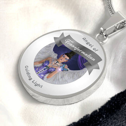 Transformation - Guardian Angel Affirmation Necklace - More Than CharmsMore Than Charms