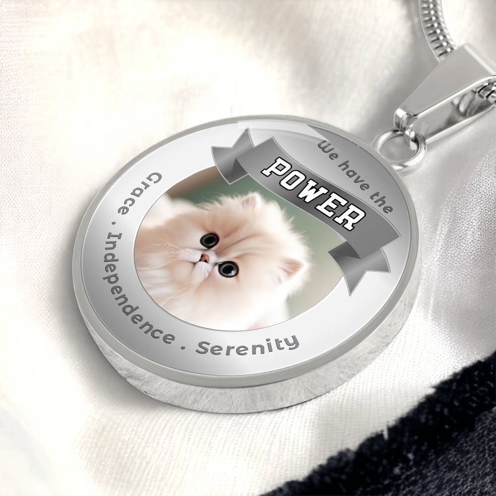 Persian - Cat Power Animal Affirmation Necklace - More Than CharmsMore Than Charms