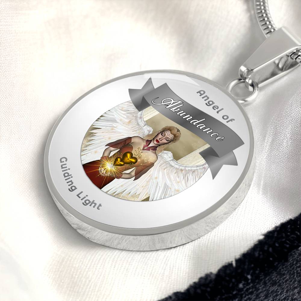 Abundance - Guardian Angel Affirmation Necklace - More Than CharmsMore Than Charms