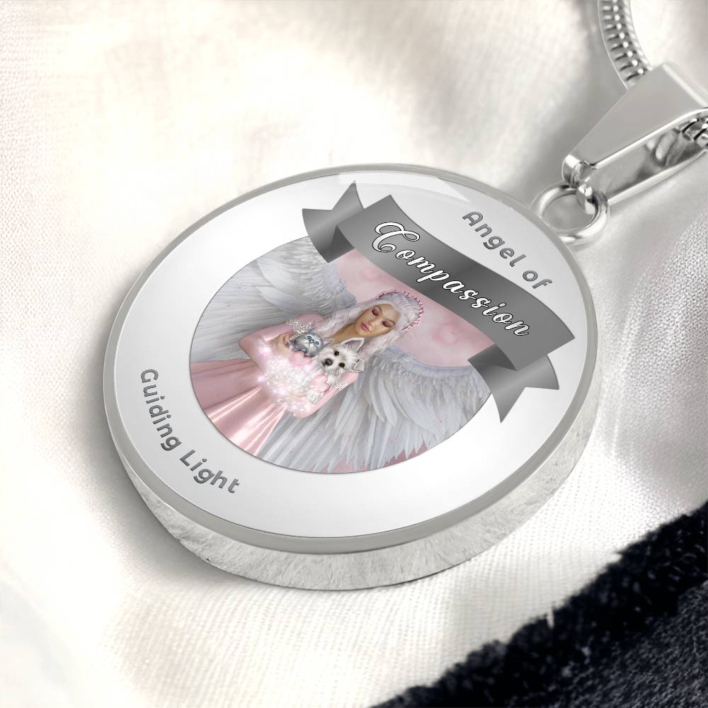 Compassion - Guardian Angel Affirmation Necklace - More Than CharmsMore Than Charms