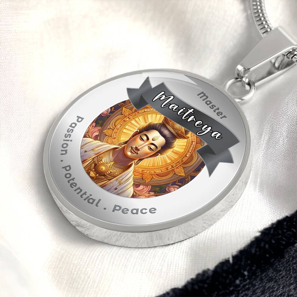 Maitreya - Affirmation Necklace For Passion, Potential & Peace - More Than CharmsMore Than Charms