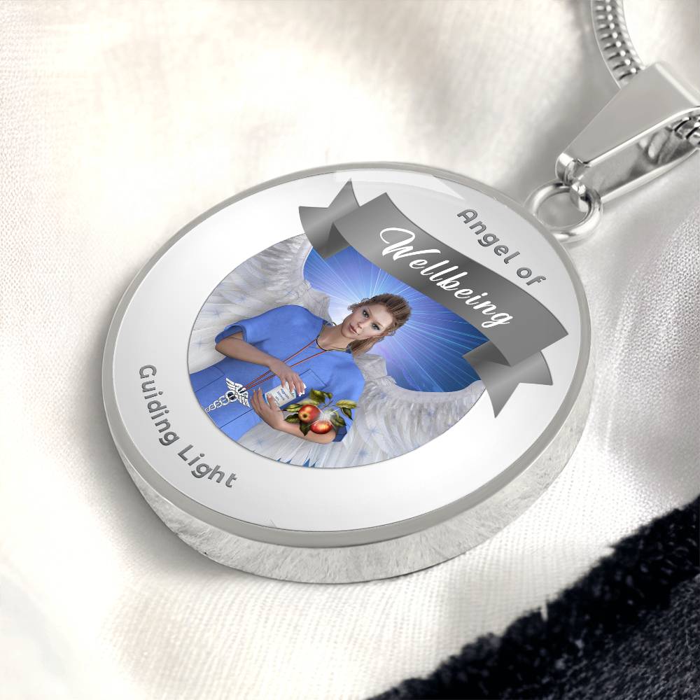 Wellbeing - Guardian Angel Affirmation Necklace - More Than CharmsMore Than Charms