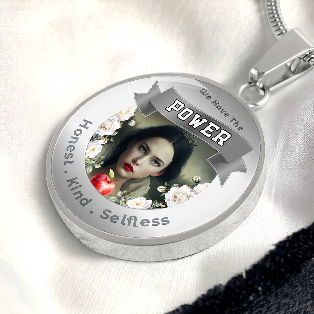 White As Snow - Affirmation Necklace - More Than CharmsMore Than Charms