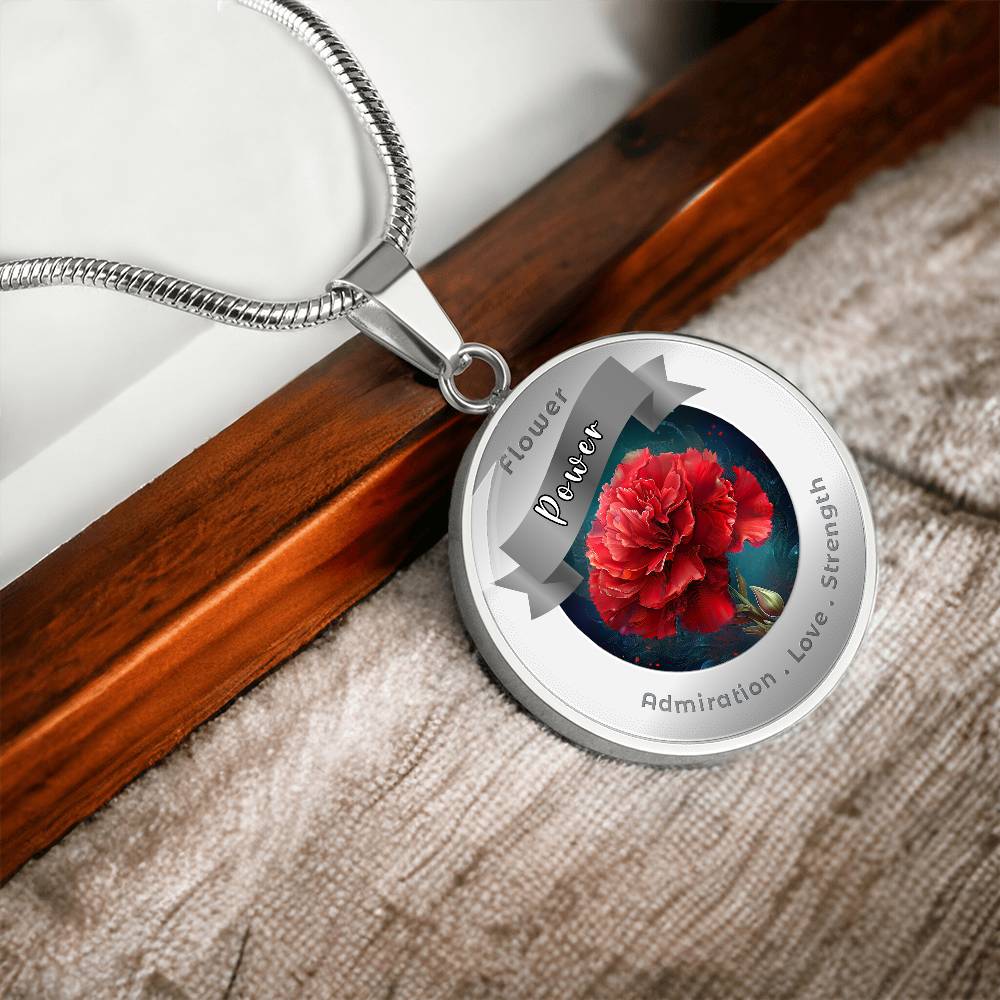 Carnation - Affirmation Necklace - More Than CharmsMore Than Charms