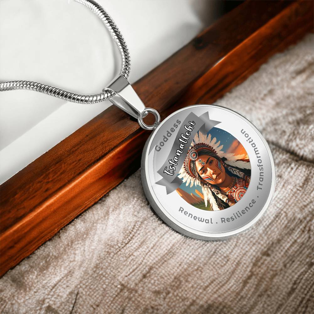 Goddess Estanatlehi - Affirmation Necklace - More Than CharmsMore Than Charms