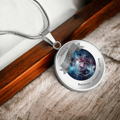 Vescica Piscis - Unity Creation Balance - Affirmation Necklace - More Than CharmsMore Than Charms