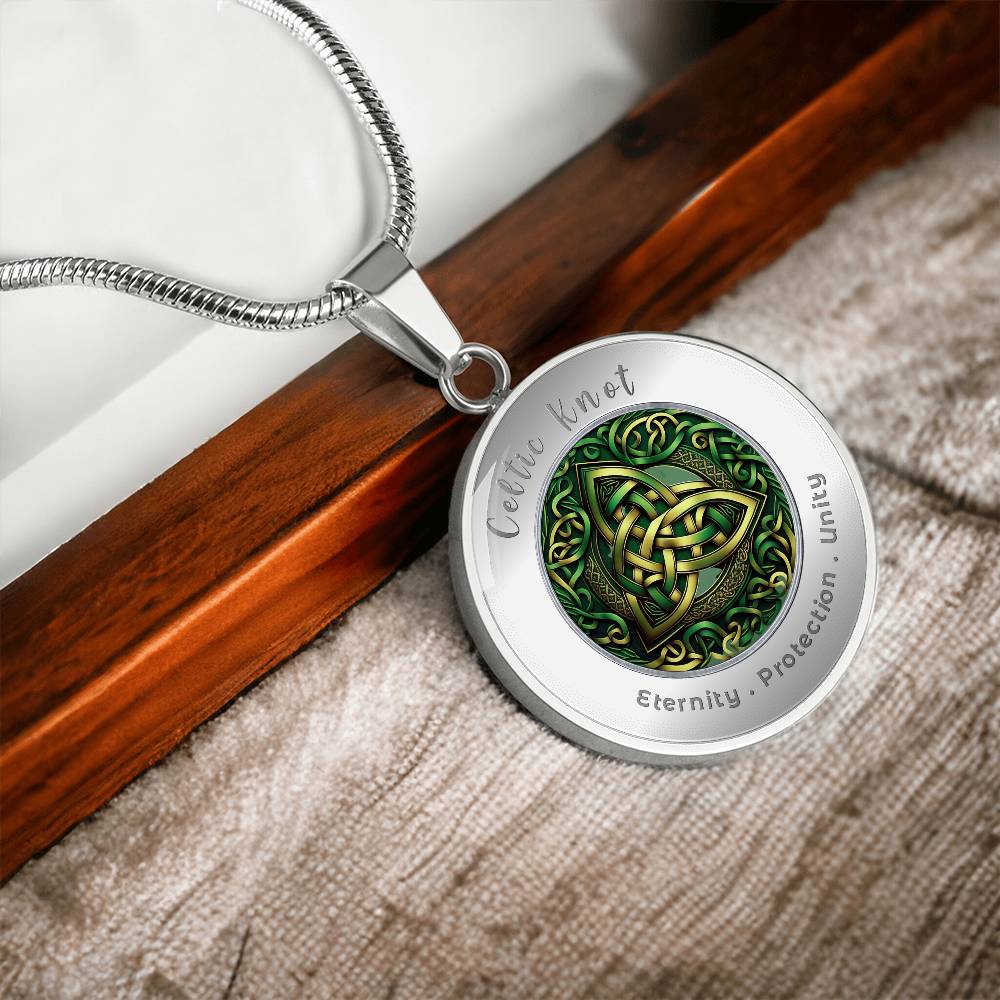 Celtic Knot - Eternity Unity Protection - Affirmation Necklace - More Than CharmsMore Than Charms