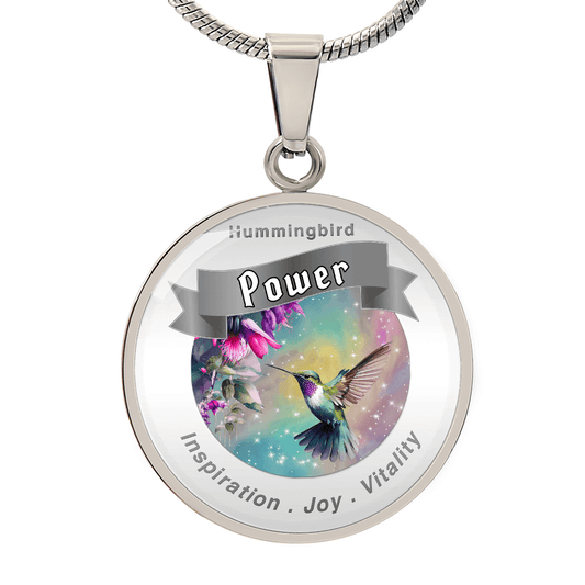 Hummingbird Power- Affirmation Pendant