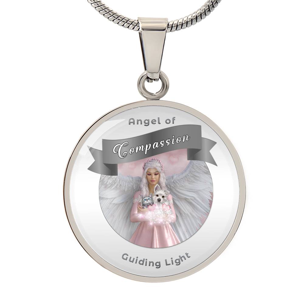 Compassion - Guardian Angel Affirmation Necklace - More Than CharmsMore Than Charms