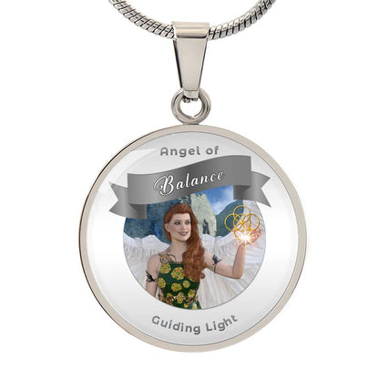 Balance - Guardian Angel Affirmation Necklace - More Than CharmsMore Than Charms