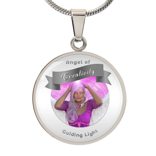 Creativity - Guardian Angel Affirmation Necklace - More Than CharmsMore Than Charms