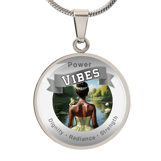 Power Vibes Affirmation Pendant - Majestic Creator