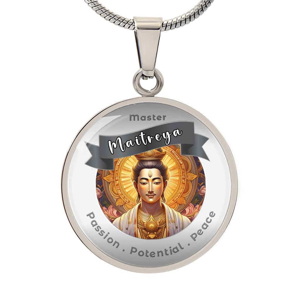 Maitreya - Affirmation Necklace For Passion, Potential & Peace - More Than CharmsMore Than Charms