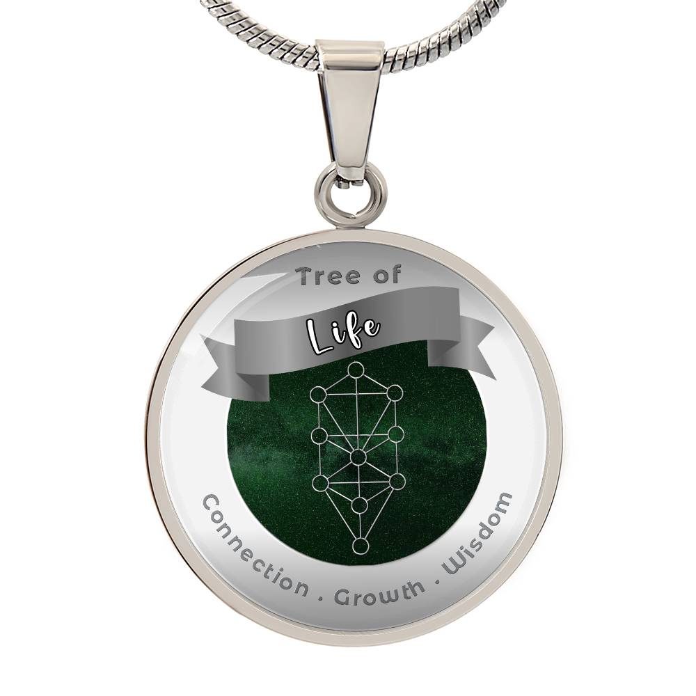 Tree of Life – Sephiroth - Wisdom Balance Divine Connection - Affirmation Necklace - More Than CharmsMore Than Charms