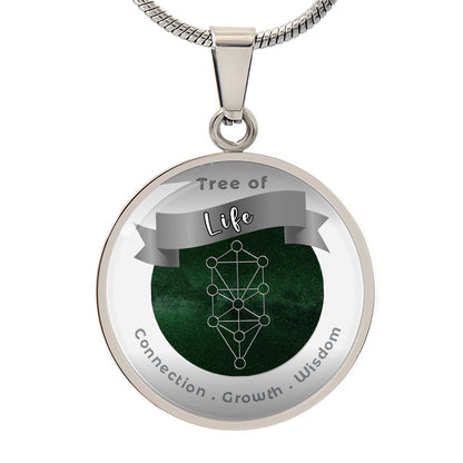 Tree of Life – Sephiroth - Wisdom Balance Divine Connection - Affirmation Necklace - More Than CharmsMore Than Charms