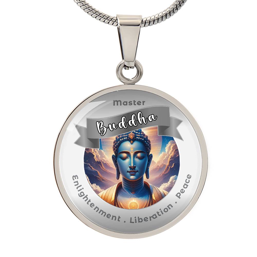 Buddha - Affirmation Necklace For Enlightenment, Liberation & Peace - More Than CharmsMore Than Charms