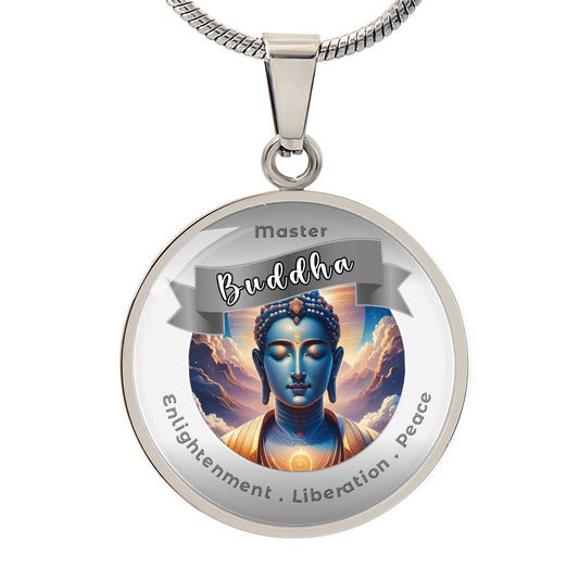 Buddha - Affirmation Necklace For Enlightenment, Liberation & Peace - More Than CharmsMore Than Charms