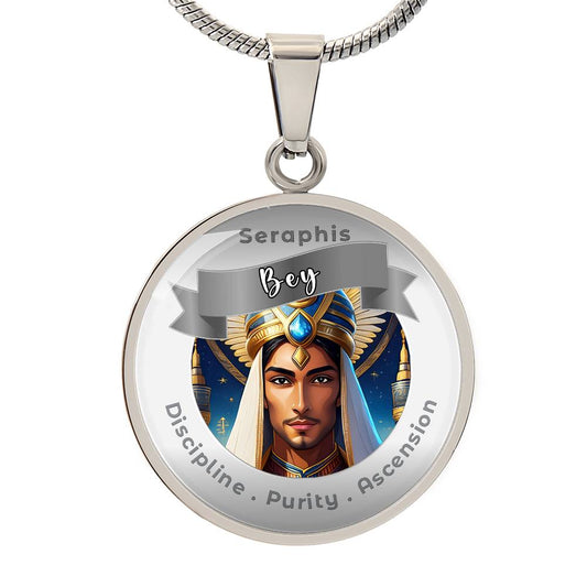 Seraphis Bay - Affirmation Necklace For Discipline, Purity & Ascension - More Than CharmsMore Than Charms