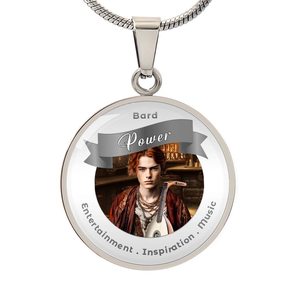 Bard - RPG Fantasy Affirmation Necklace - More Than CharmsMore Than Charms