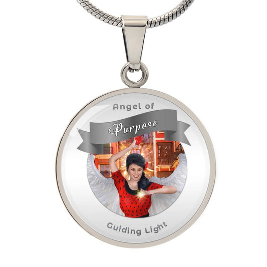 Purpose - Guardian Angel Affirmation Necklace - More Than CharmsMore Than Charms