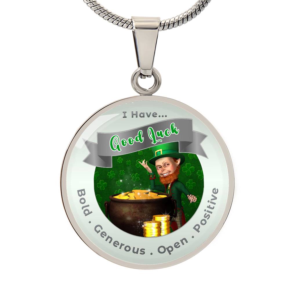 Leprechaun - Affirmation Necklace - More Than CharmsMore Than Charms