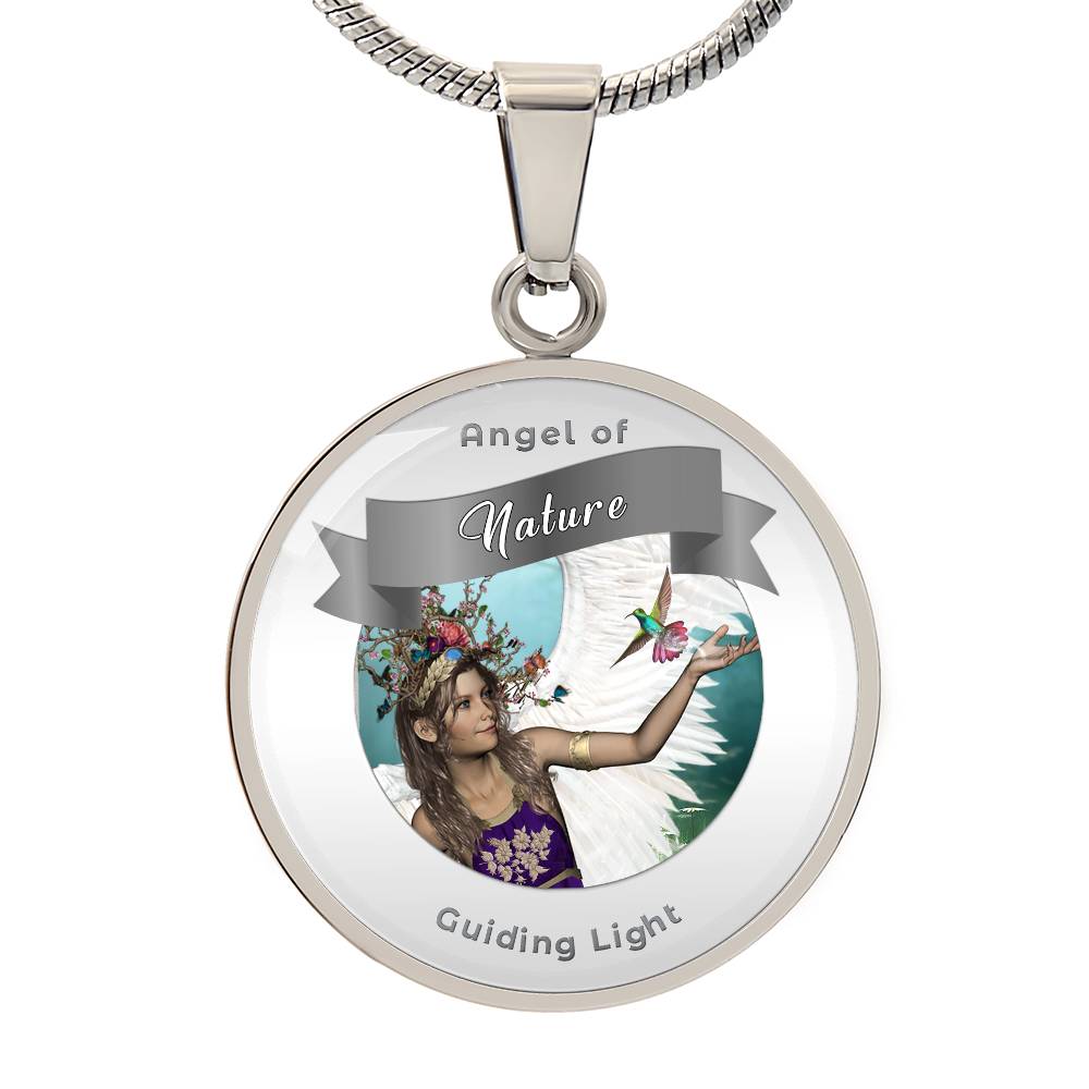 Nature - Guardian Angel Affirmation Necklace - More Than CharmsMore Than Charms