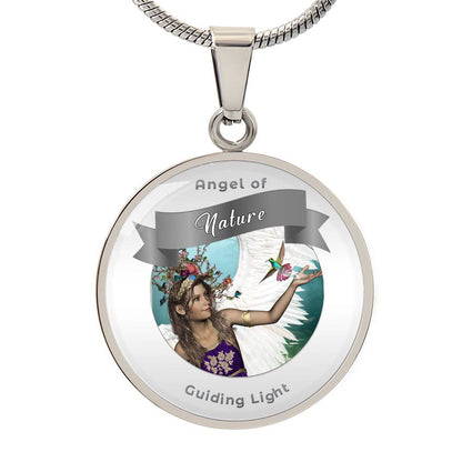 Nature - Guardian Angel Affirmation Necklace - More Than CharmsMore Than Charms