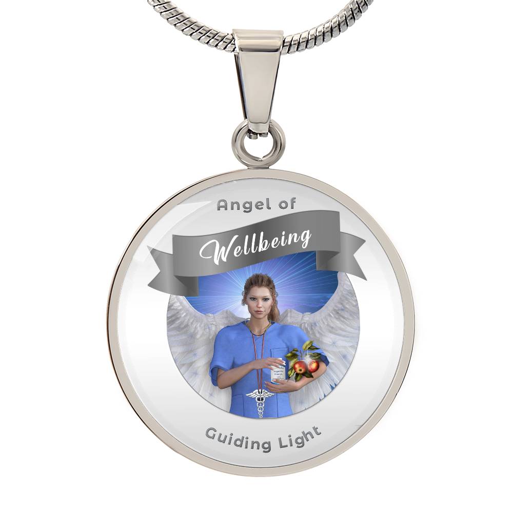 Wellbeing - Guardian Angel Affirmation Necklace - More Than CharmsMore Than Charms