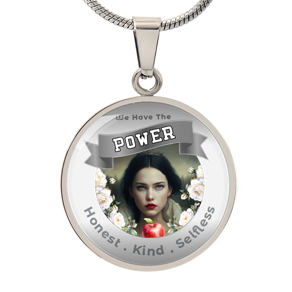White As Snow - Affirmation Necklace - More Than CharmsMore Than Charms