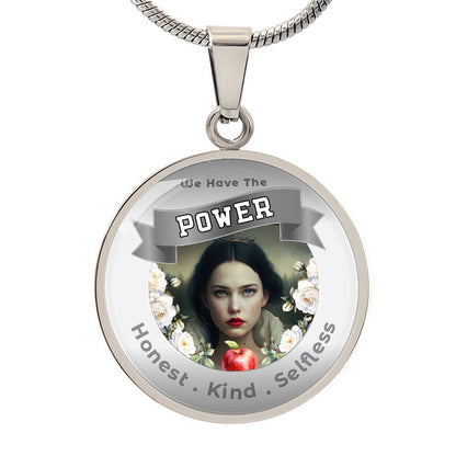 White As Snow - Affirmation Necklace - More Than CharmsMore Than Charms