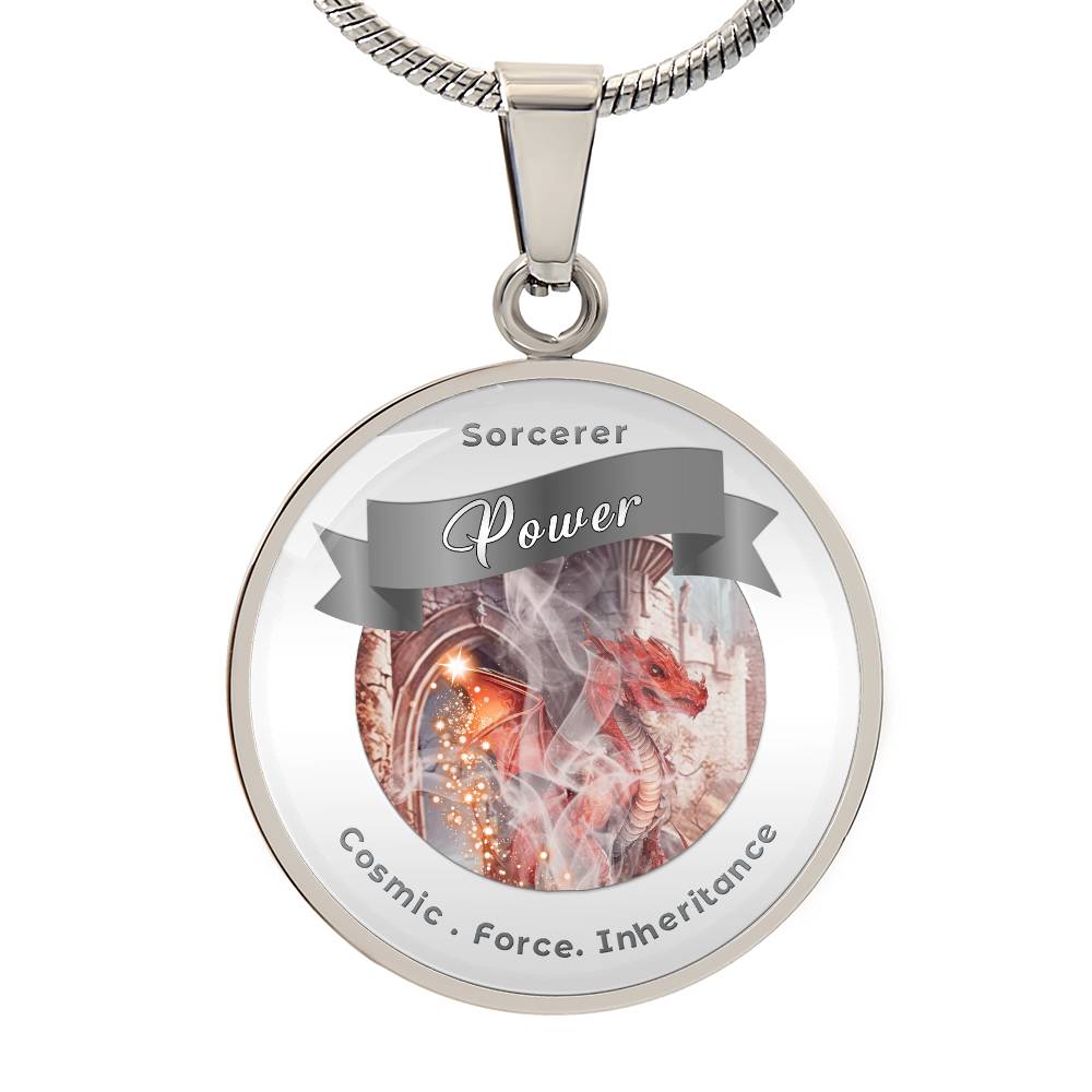 Sorcerer 2 - RPG Fantasy Affirmation Necklace - More Than CharmsMore Than Charms
