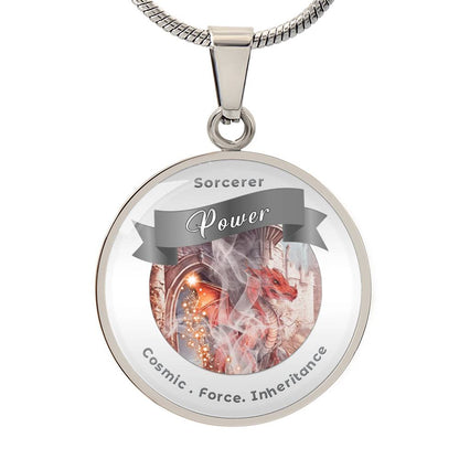Sorcerer 2 - RPG Fantasy Affirmation Necklace - More Than CharmsMore Than Charms