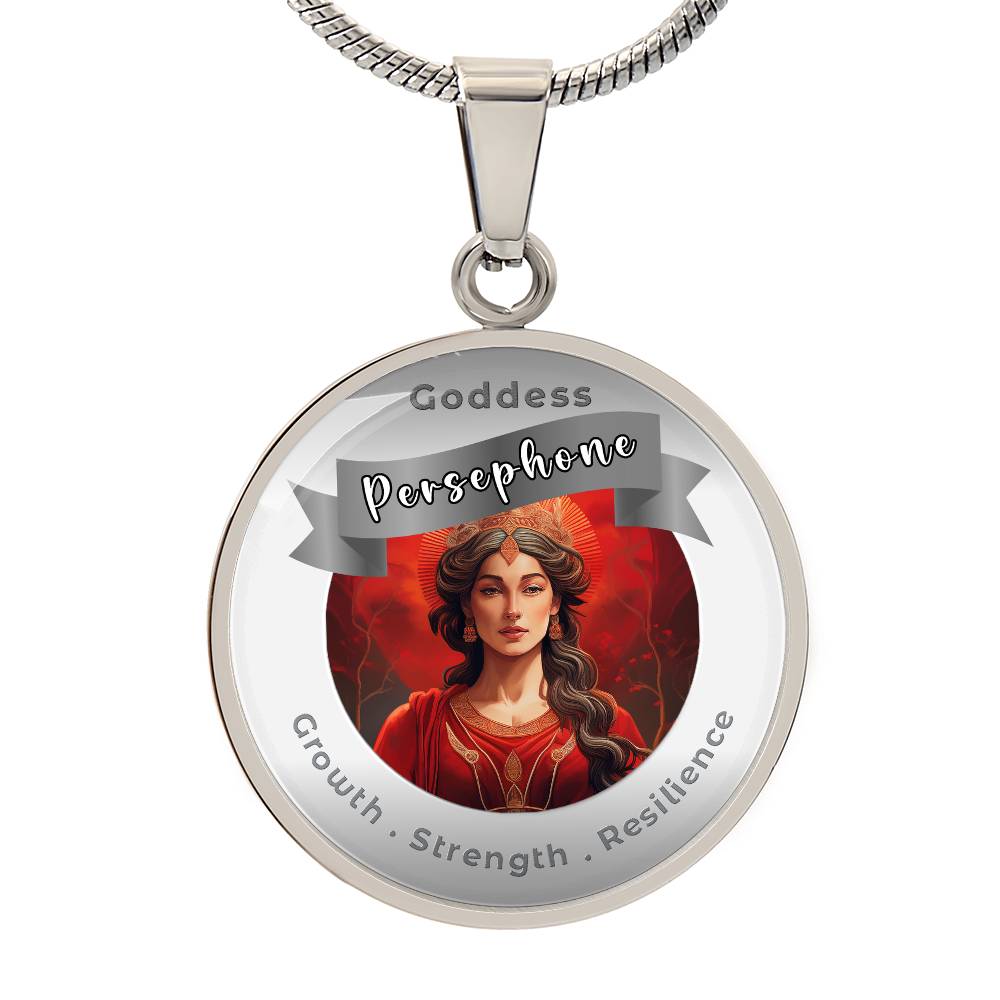 Persephone - Affirmation Pendant for Growth Strength Resilience- More Than CharmsMore Than Charms